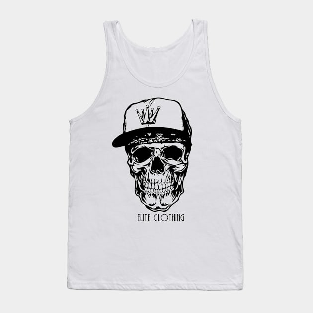 snap back skull Tank Top by EliteMMXIV